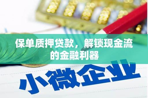 汕尾保单质押贷款，解锁现金流的金融利器