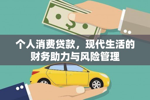 汕尾个人消费贷款，现代生活的财务助力与风险管理