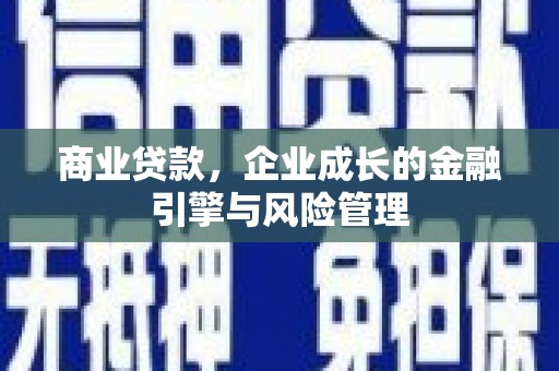 汕尾商业贷款，企业成长的金融引擎与风险管理
