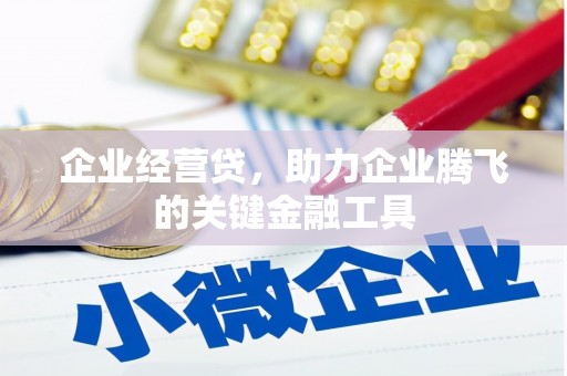 汕尾企业经营贷，助力企业腾飞的关键金融工具