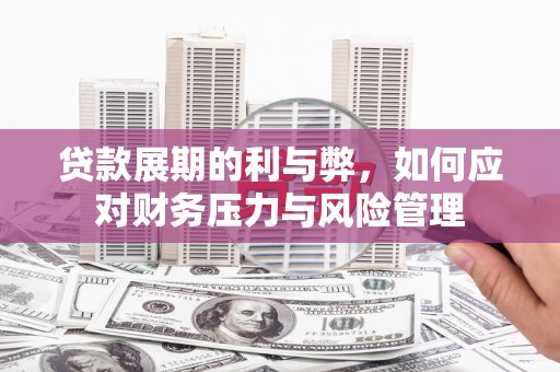 汕尾贷款展期的利与弊，如何应对财务压力与风险管理