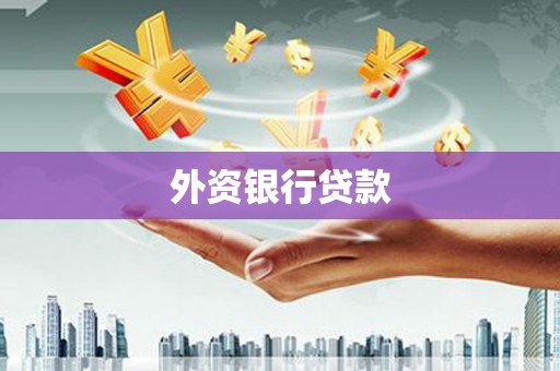 汕尾外资银行贷款