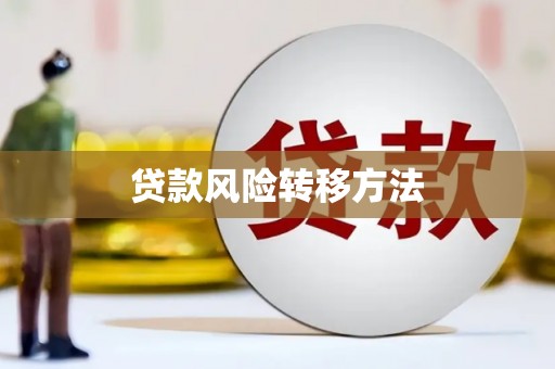 汕尾贷款风险转移方法