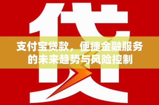 汕尾支付宝贷款，便捷金融服务的未来趋势与风险控制