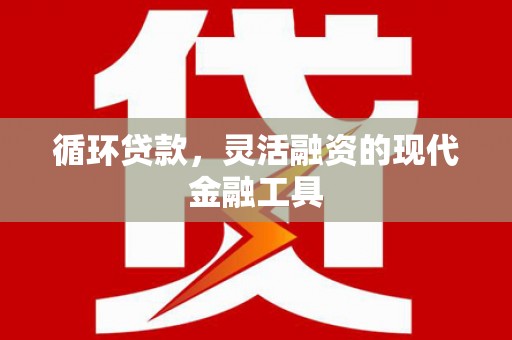 汕尾循环贷款，灵活融资的现代金融工具