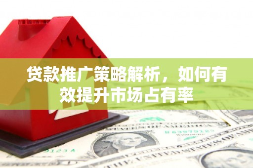 汕尾贷款推广策略解析，如何有效提升市场占有率