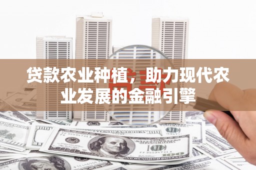 汕尾贷款农业种植，助力现代农业发展的金融引擎