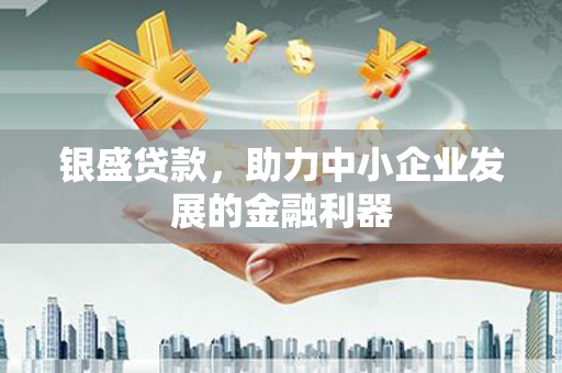 汕尾银盛贷款，助力中小企业发展的金融利器