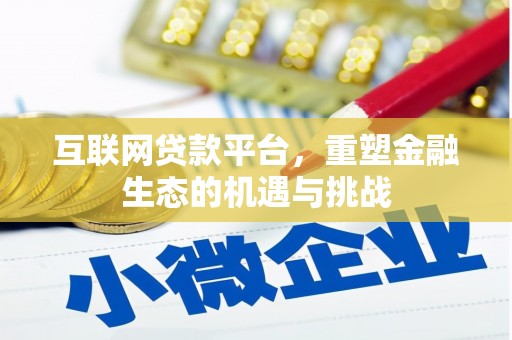 汕尾互联网贷款平台，重塑金融生态的机遇与挑战