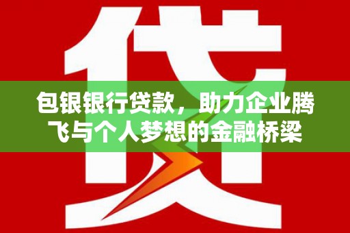 汕尾包银银行贷款，助力企业腾飞与个人梦想的金融桥梁