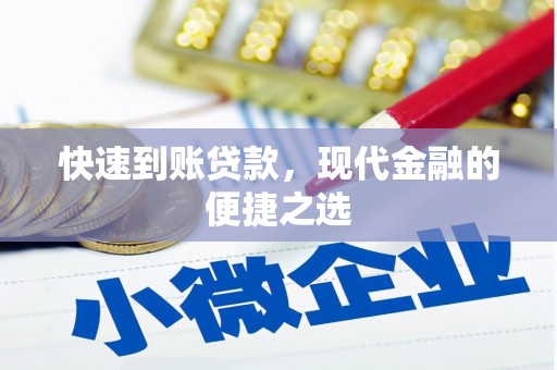 汕尾快速到账贷款，现代金融的便捷之选