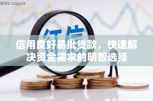汕尾信用良好易批贷款，快速解决资金需求的明智选择