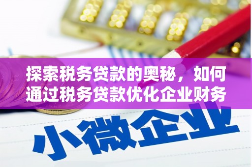 汕尾探索税务贷款的奥秘，如何通过税务贷款优化企业财务