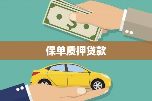 汕尾保单质押贷款