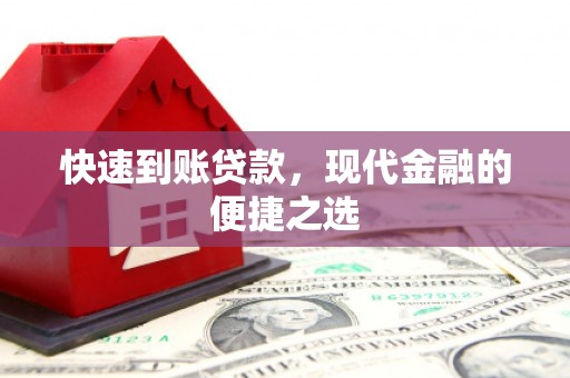 汕尾快速到账贷款，现代金融的便捷之选