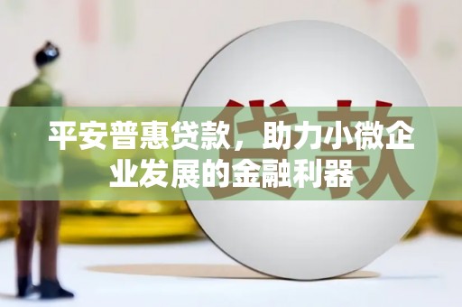 汕尾平安普惠贷款，助力小微企业发展的金融利器