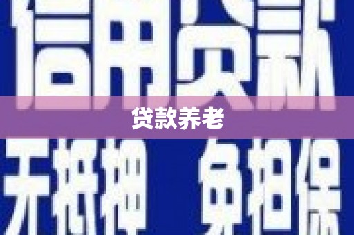 汕尾贷款养老
