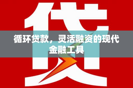 汕尾循环贷款，灵活融资的现代金融工具