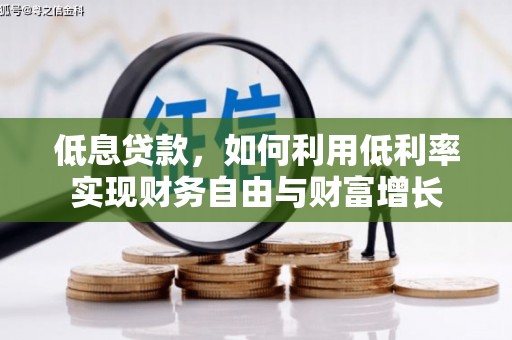 汕尾低息贷款，如何利用低利率实现财务自由与财富增长